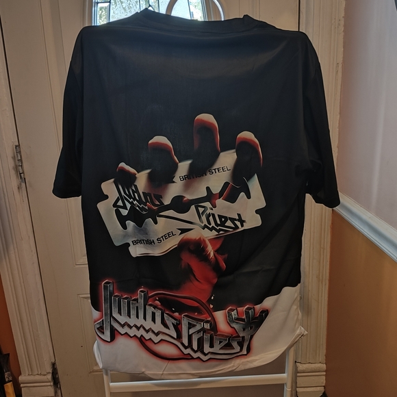 Judas Priest - British Steel - Rock Band Double Sided -Large -Men's T Shirt -NEW - Picture 2 of 3